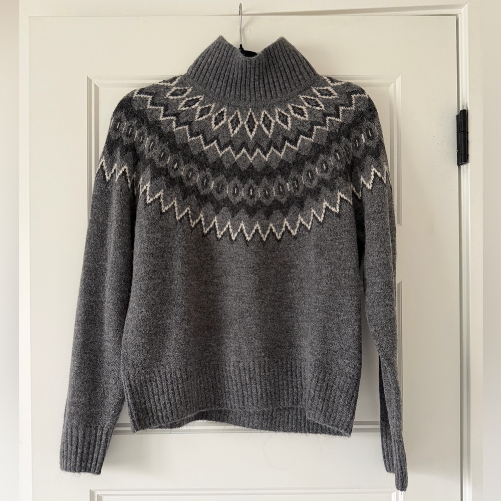 GAP Fair Isle Turtleneck Sweater